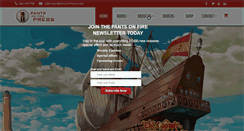 Desktop Screenshot of pantsonfirepress.com